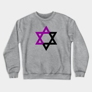 Anarchafeminist Magen David Crewneck Sweatshirt